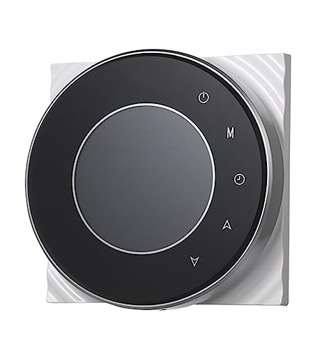 CFWWSAQ Termostato Digital Termostato Inteligente Tuya for Caldera de Agua/eléctrica/Gas, termorregulador Digital electrónico programable semanal calefacción de habitación(GC(NO WiFi))