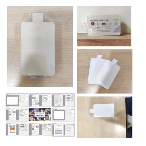 Image of PVC softcard Plus | PVC card For any inkjet printer | 54mm X 86mm plus With Coating (20)