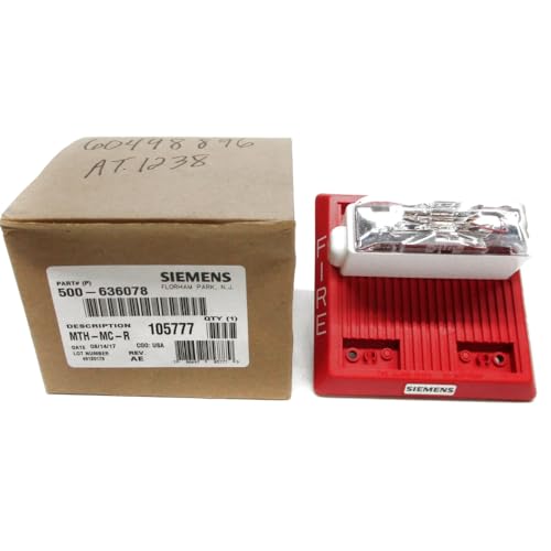 Siemens SET-185-R-WP SET Series Speaker-Strobe, Hi-Cd Wall, Red ...