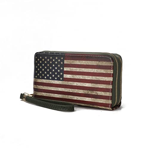 Image of MKF Collection Wristlet Wallet for Women, Small Credit Card Holder with Zipper Coin Pocket Wallet Purse Handbag By Mia K
