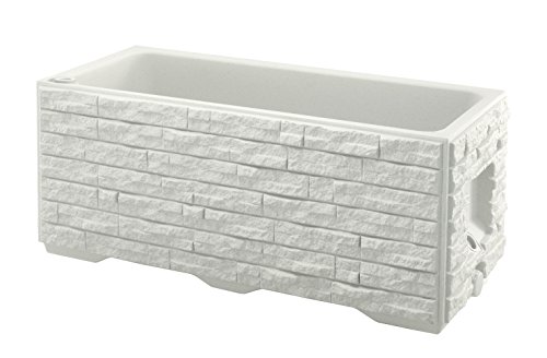 リッチェル タウンプランターWS 100型 石積 サンドグレー