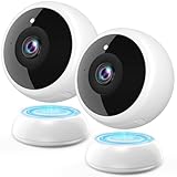 Thybro Magnetic Security Camera Wireless - 2Pack...