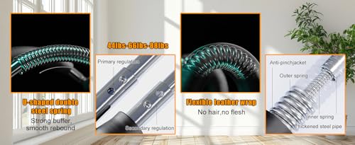 3 Levels Strength Adjustment,Twister Arm Exerciser,Adjustable Resistance Twister Arm Exerciser Chest Exerciser for Men,Chest Expander Portable Home Fitness Equipment (Red)