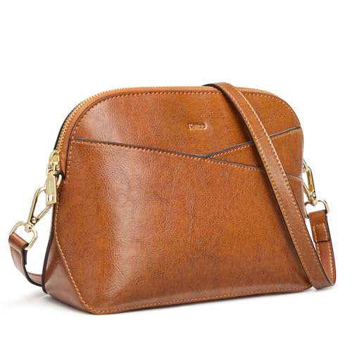Kattee Leather Crossbody Bags for Women Trendy, Small Purses Handbags Shoulder Bag, Genuine Leather Cross Body Bag for Woman 7