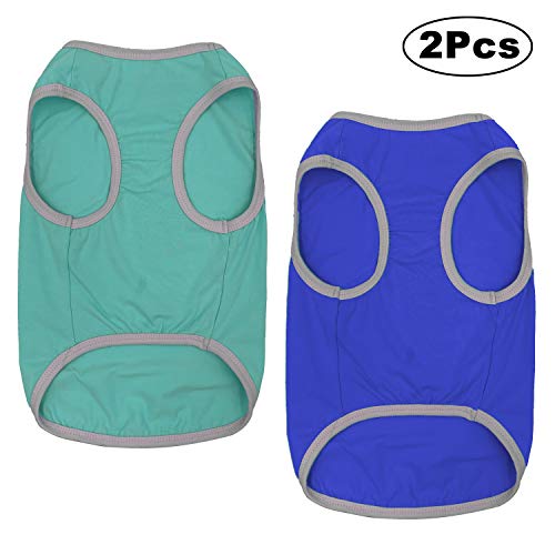 Chol&Vivi Dog Shirts Clothes, Dog Clothes for Small Medium Large Dog, 2pcs Dog