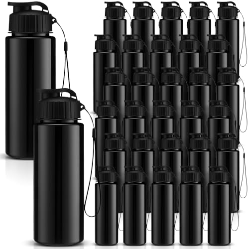 Maxcheck 30 Water Bottle Bulk, Dark, Black