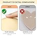AIDOWU Bra Pads Push Up Double Sided Sticky Bra Inserts, Instant Push Up Anti Slip Invisible Shaping Bra Pad for Bikini (Large)