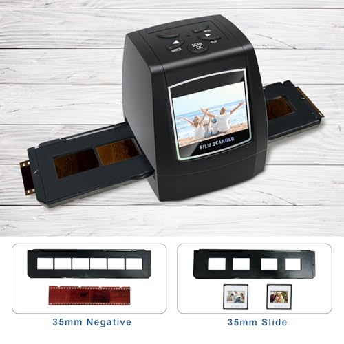 image for DigitConvert Mini Digital Film & Slide Scanner – Converts 35mm Film 