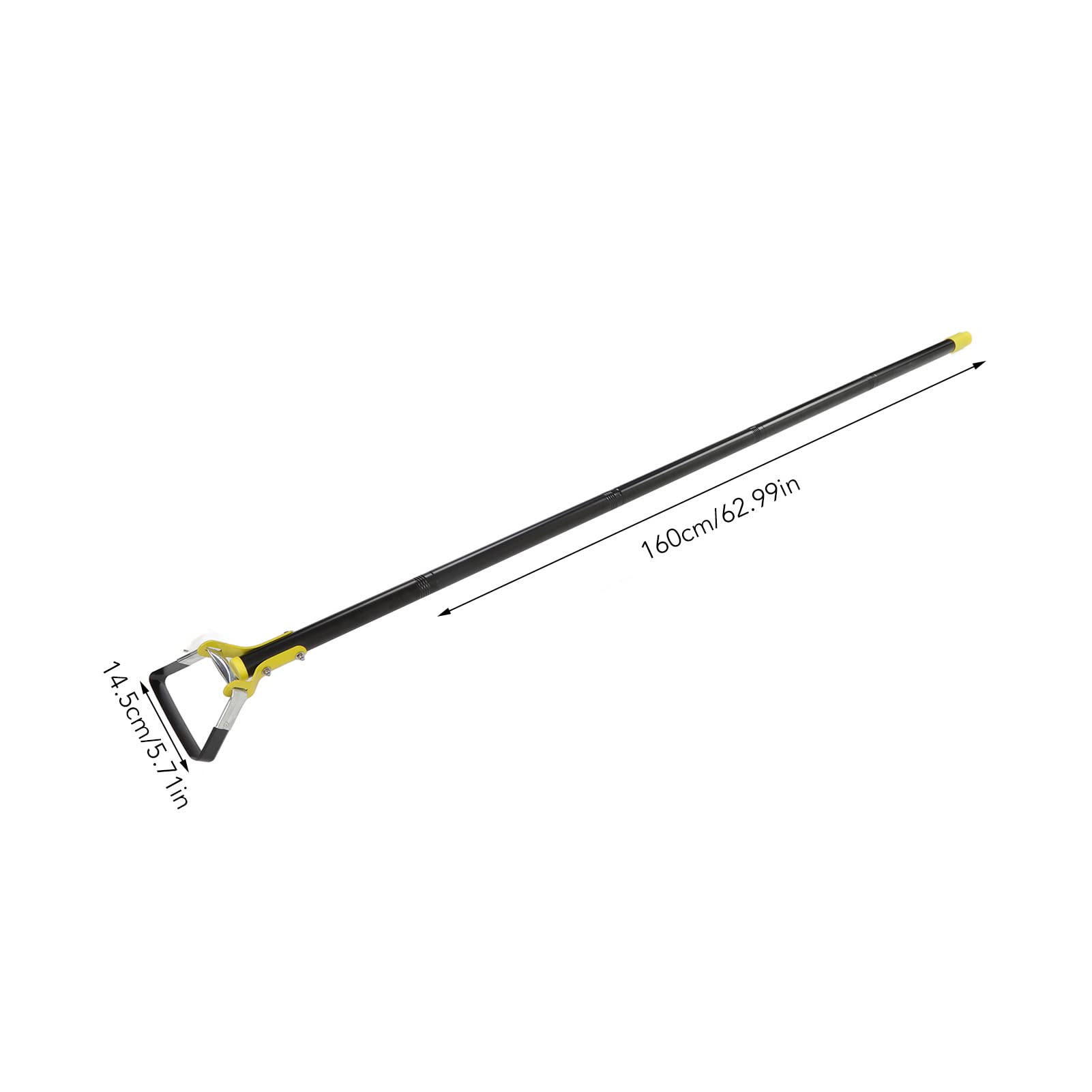 Azada Jardín Acero Inoxidable Longitud Ajustable 1.6m para Deshierbe Plantar Suelo Fácil Montaje Herramienta Jardinería Profesional