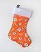 Allis Chalmers Tractor Christmas Stocking, orange logo toss