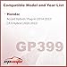 EPAuto GP399 (CA11399) Engine Air Filter, Replacement for Honda Accord Hybrid, Accord Plug-In (2014–2022), CR-V Hybrid (2020–2022) – Rigid Panel Filter for Improved Engine Performance