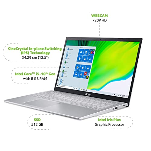 Image of (Refurbished) Acer Swift 3 SF313-52 10th Gen Intel Core i5-1035G4 Processor 13.5 inches 2256 X 1504, LCD