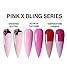 SXC Cosmetics Poly Gel Nail Kit Pink Series Glow in The Dark All-in-One Gel Nail Art Extension Starter Kit G-10