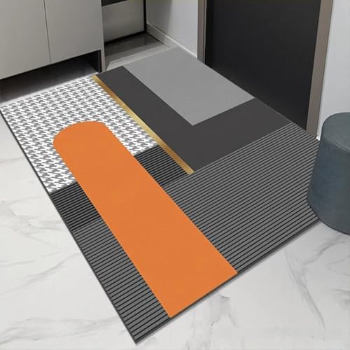 Tapis de salon lavable 60x290 cm antidérapant et moelleux - 2
