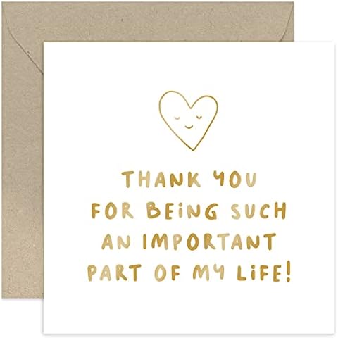 Old English Co. Special Friendship Thank You Card Cover