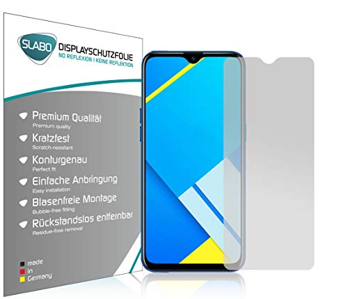 Slabo 4 x Protector de Pantalla para Realme C3 lámina Protectora No Reflexion | No Reflexiones Mate