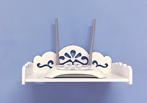 Estante de almacenamiento Revesun, bonita caja de tamaño pequeño para enrutador de Wifi, decoración creativa para colgar en la pared, Big WIFI Router Shelf