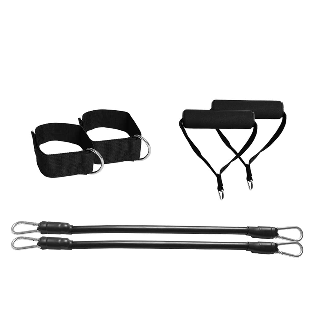 Fitness Running Resistance Band Speed Training Leg Trainer Exercise Strength Tube Band with Ankle Straps Handles Strap Color