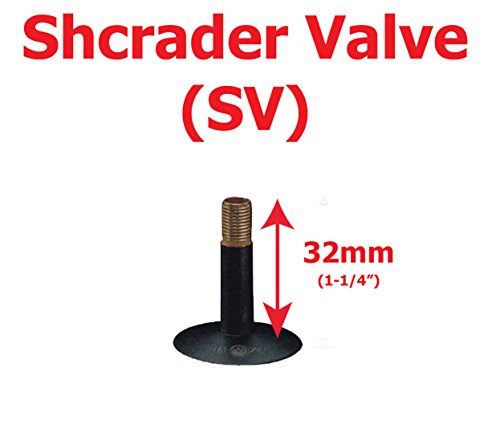 Tubo TAC 9 pacote com 4, válvula Schrader regular de 26