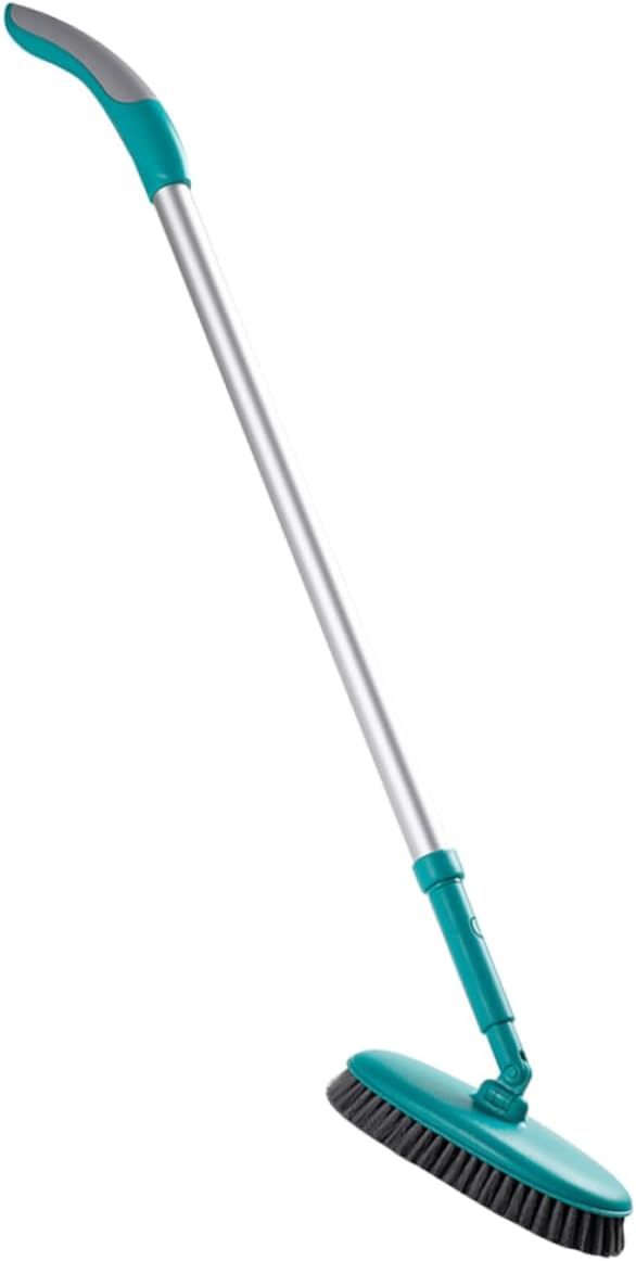 Ipetboom Long Handle Flexible Floor Cleaning Brush Tile Scrubber for Easy Use Floors Bathtubs and Design for Home Accessories