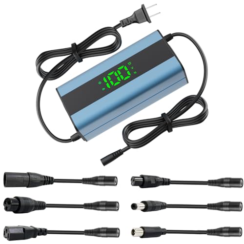 54.6V 2A Electric Scooter Charger 6 in 1 Plugs Universal,for