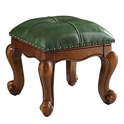 Taburete de madera de caucho de primera calidad y diseño acolchado 6