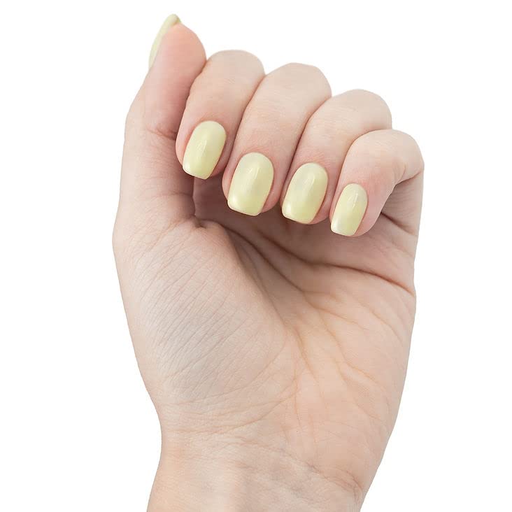 Miniatura 2 de Esmalte de gel amarillo limón, esmalte de uñas de gel natural con pigmentos orgánicos, esmalte de gel de uñas UV de color amarillo