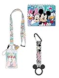 Magical Memories Collection Disney Autograph Book, Lanyard, and Bottle Holder Bundle- Dumbo Trip Vacation Cruise Accessory for ID and Pin Trading