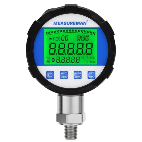 MEASUREMAN 10000 PSI Digital Hydraulic Test Gauge