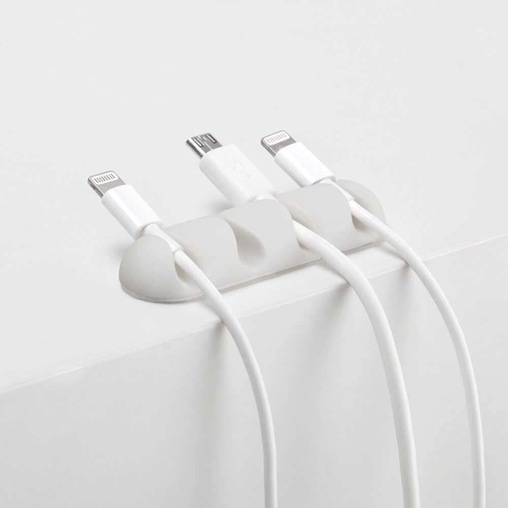 Bluelounge BLUCDMU-WH CableDrop Multi Multi-Cable Router Clips, 2 Count (White)