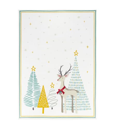 Kracht: Geschirrtücher aus Halbleinen, Sternenhimmel, 2er Pack, 50x70 cm