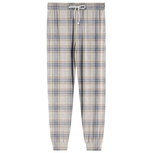 FQZWONG Men's Pajama Pants Lightweight Soild Loungewear Comfy Jogger Sleep Pant Casual Pj Bottoms with Drawstring Pockets4