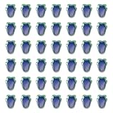 Craftdady 50 cuentas de cristal de tulipán con detección de temperatura,...