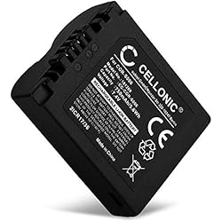 Bateria Camara Panasonic Lumix CELLONIC® Batería Repuesto CGA-S006, DMW-BMA7 Compatible con Panasonic DMC-FZ18 DMC-FZ28 DMC-FZ30 DMC-FZ38 DMC-FZ50 Accu Sustitución Camara 750mAh, Battery