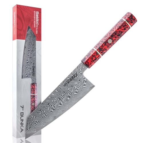 Epokishi 7-Inch Bunka Knife – Premium AUS-10 Steel with 67