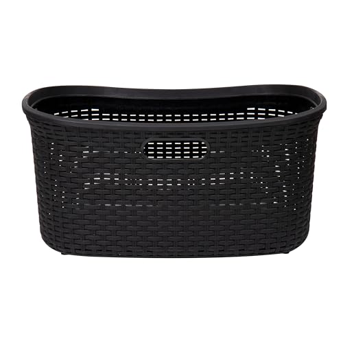 Mind Reader 40LBASK-BLK 40L Laundry Basket, Clothes Hamper thumb #4
