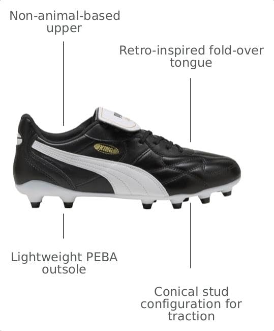 Image of Puma Mens King Top Firm, Artificial Ground Soccer Cleats