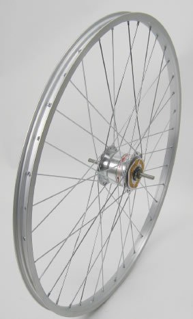 Amazon | 車輪関係 / 前車輪 wo27ハブダイナモ付 アルミリム使用