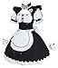Cosplay Vêtements Nouveauté Cosplay pour Les Costumes de fête Vanille/Tablier supplémentaire Tablier de Femme de ménage Lolita Robe Gothique avec Accessoires pour Robe de Fantaisie