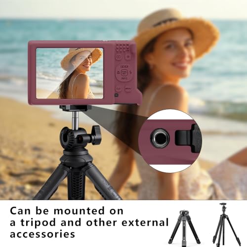 Funda de silicón para Canon PowerShot ELPH 360 con protector miniatura 4