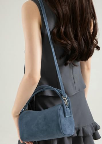 2025 Suede Tote Bag Smell Pillow Purse for Women Faux Leather Hobo Bags Shoulder Clutch Suede Slouchy Crossbody Handbag4