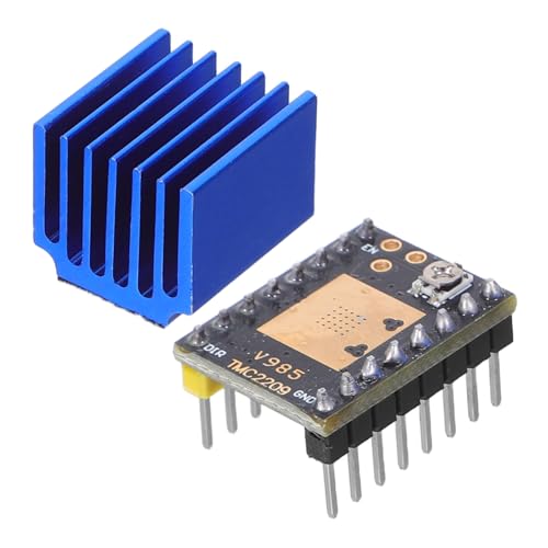 Mikinona Motor Driver Module with Heatsink Quiet DIY Control Board for Printer Accessories Smart Temperature Cooling Pre