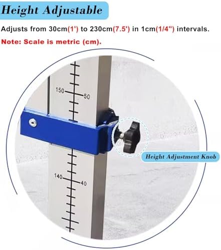 High Jump Standards - Portable Aluminum Training Stands for Track and Field, Adjustable Height from 1' to 7.5', Ideal for School Competitions