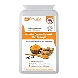 Kurkuma-Curcumin, Ingwer mit schwarzem Pfeffer 670 mg - 120 vegane & vegetarische Kapseln | Kurkuma-Kapseln, hochdosiert – in Großbritannien hergestellt von Prowise Healthcare