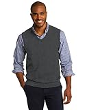 Port Authority Sweater Vest 2XL Charcoal Heather