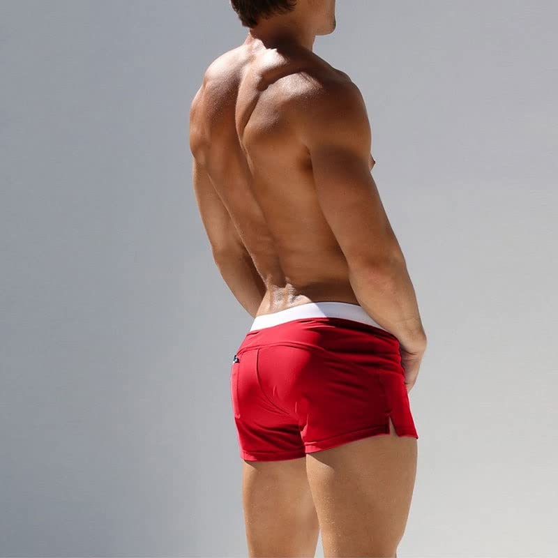 Trunks de natation masculine de poche pour le maillot de bain