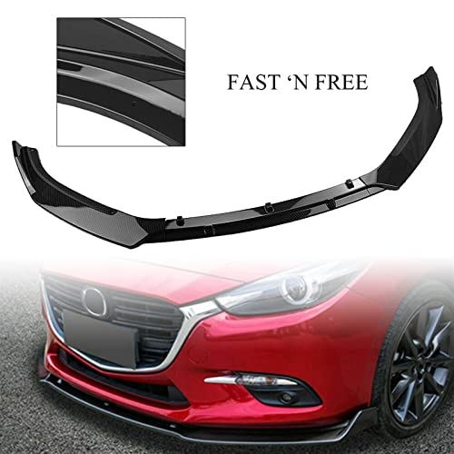 Lèvre de pare-chocs Mazda 3 14-18 protégeant le bas de caisse
