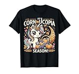 Cute Cornucopia Unicorn Thanksgiving Day Tees.