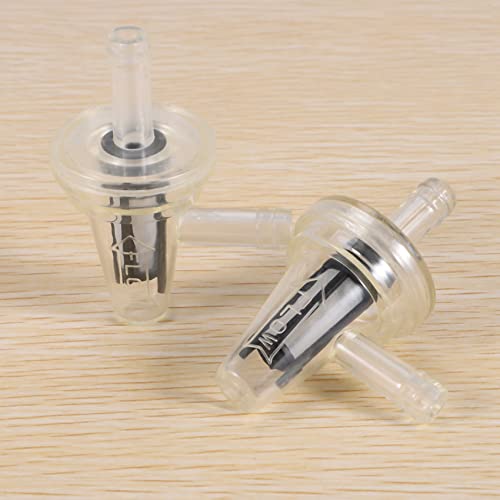 Ocnvlia 2X Motorrad Snowmobile Clear Inline Gas RECHTE KRAFTSTOFFFILTER 1/4 6 / 7MM Bike