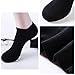 Janegio 18 Pairs Kids' Black Ankle Socks Low Cut Half Cushion Sport Ankle Socks Boys Girls(6-8 Years)